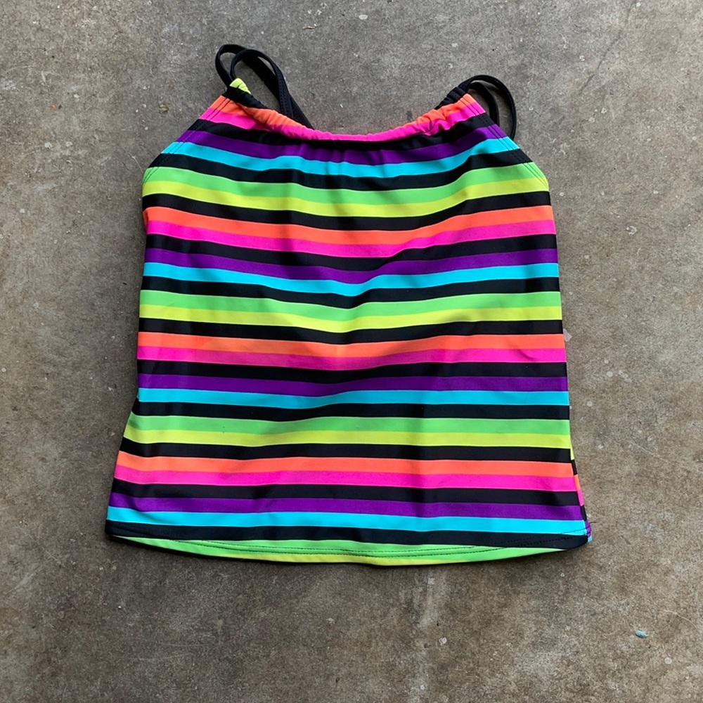 Rainbow Swim Top